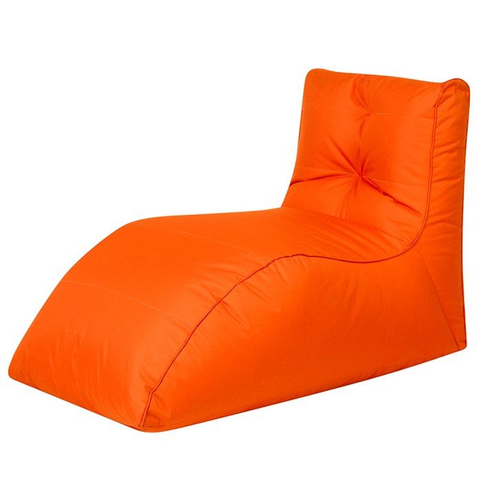 Кресло-шезлонг, цвет оранжевый