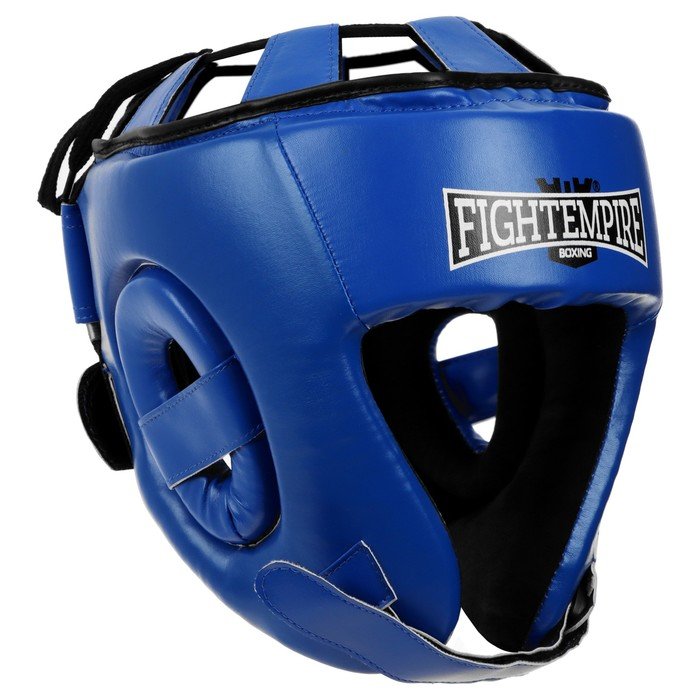 Шлем боксёрский FIGHT EMPIRE, AMATEUR, р. L, цвет синий