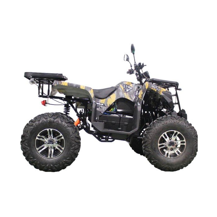 Квадроцикл MOTAX ATV Grizlik E3000 R, ROAD, жёлтый камуфляж