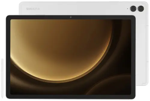 Планшет Samsung Galaxy Tab S9 FE+ 5G 128 ГБ серебристый + стилус 12.4