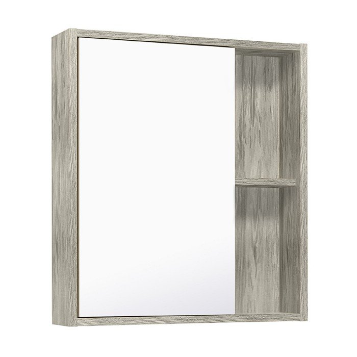 Зеркало-шкаф для ванной комнаты "Эко 60" скандинавский дуб, 13,5 х 61,5 х 66,5 см