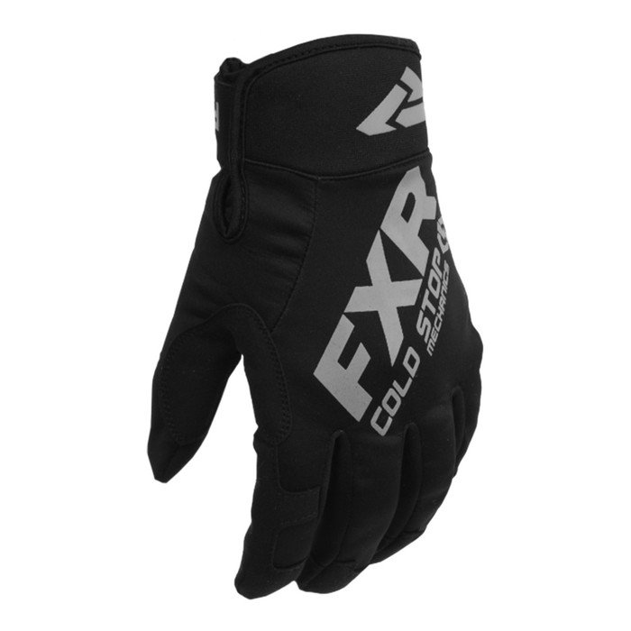 Перчатки FXR Cold Stop Mechanics, чёрный, 3XL