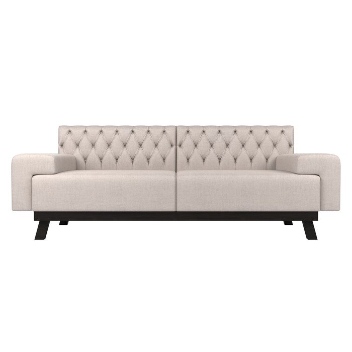 Прямой диван «Мюнхен Люкс», рогожка, цвет бежевый