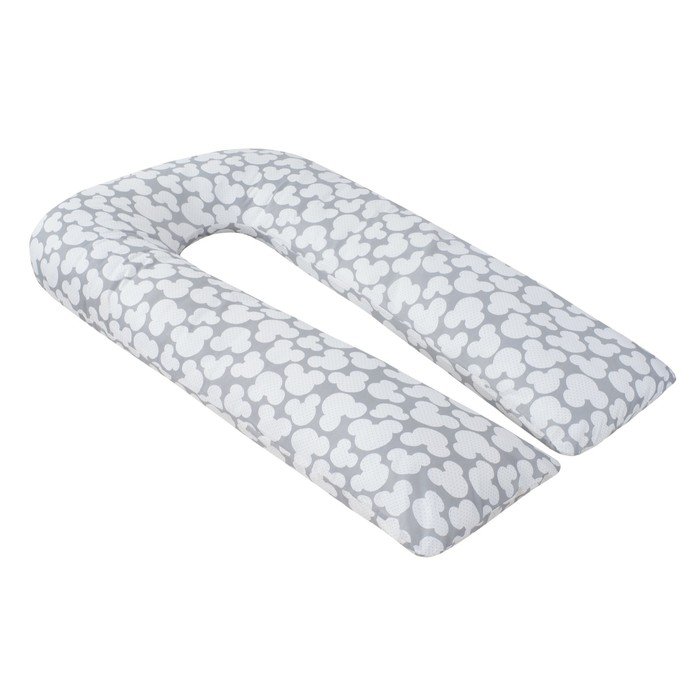Подушка для беременных U-образная, размер 35 × 340 см, мышонок серый