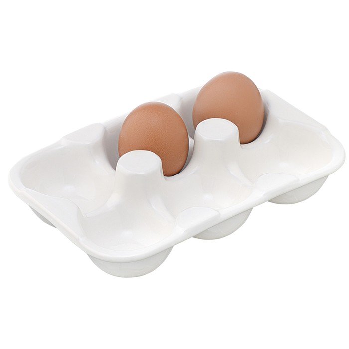 Подставка для яиц Liberty Jones Simplicity, 18.6х12.4 см, цвет белый
