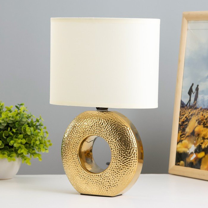 Настольная лампа "Палермо" Е14 40Вт золото 20х10х29,5 см
