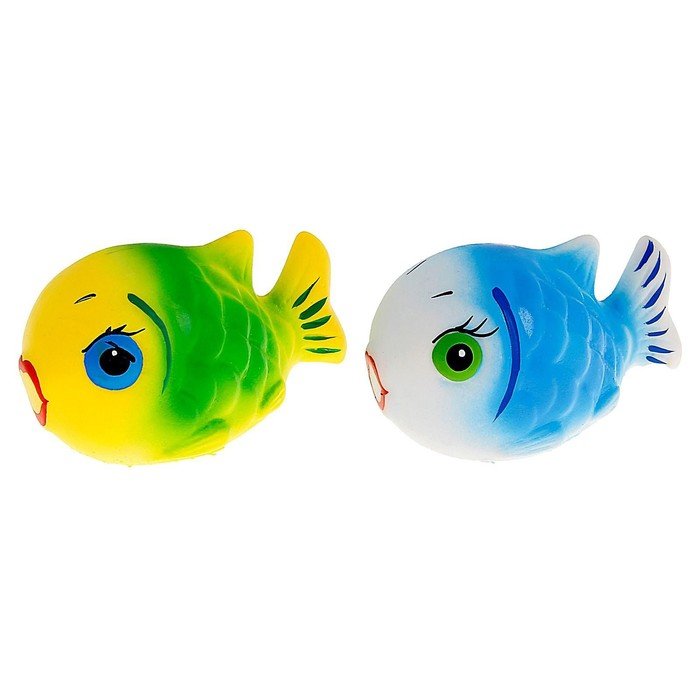 Резиновая игрушка «Рыбка-клоун», МИКС