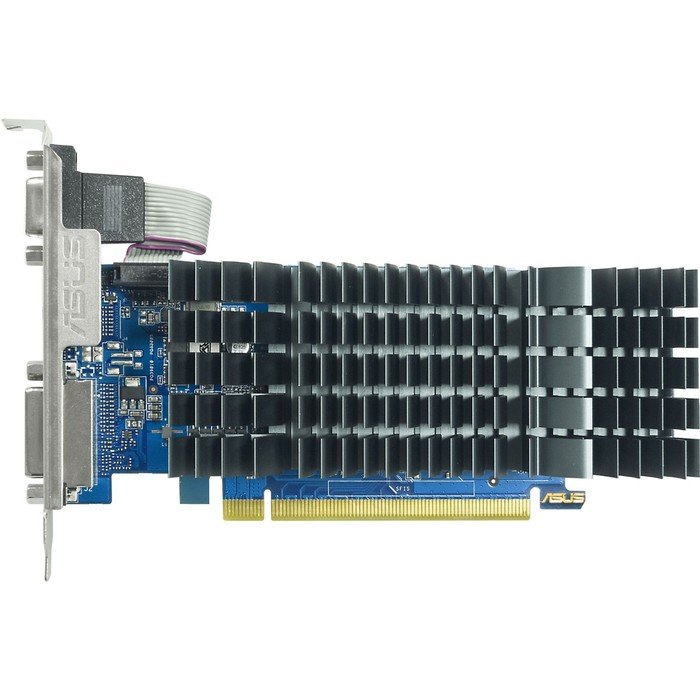 Видеокарта Asus PCI-E GT710-SL-2GD3-BRK-EVO NVIDIA GeForce GT 710 2048Mb 64 DDR3 954/900 DV   102933