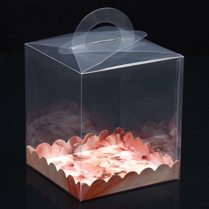 Коробка-сундук «Цветов сияние», 16 х 16 х 18 см