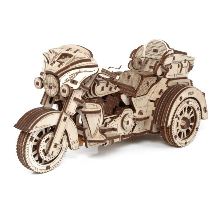 Сборная модель из дерева EWA «Мотоцикл. Трайк»