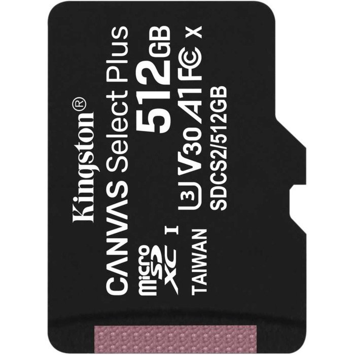 Карта памяти microsdhc kingston canvas select