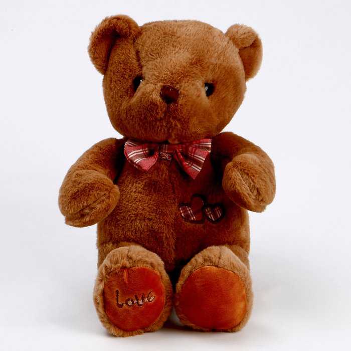 Мягкая игрушка «Медведь» с бантом и сердцем, 39 см