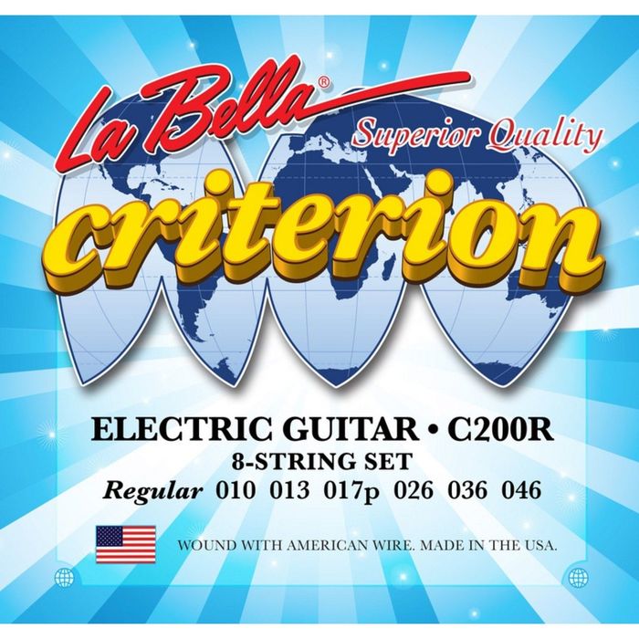 Комплект струн для электрогитары La Bella C200R Criterion  010-046