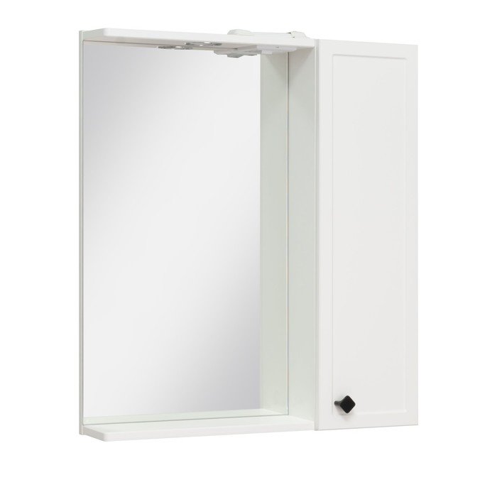 Зеркало-шкаф для ванной комнаты "Римини 65" правый, 16,2 х 66,5 х 76,5 см