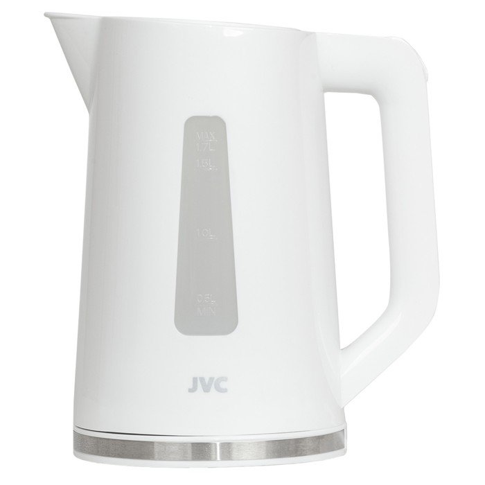 Чайник электрический jvc JK-KE1215 пластиковый, 2200 Вт, 1.7 л, белый
