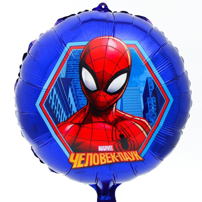 Шар воздушный "Супер-мен", 16 дюйм, фольгированный, Человек-паук