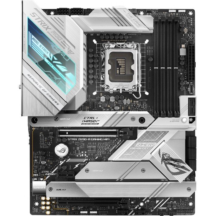 Материнская плата Asus ROG STRIX Z690-A GAMING WIFI Soc-1700 Intel Z690 4xDDR5 ATX AC`97 8ch   10044