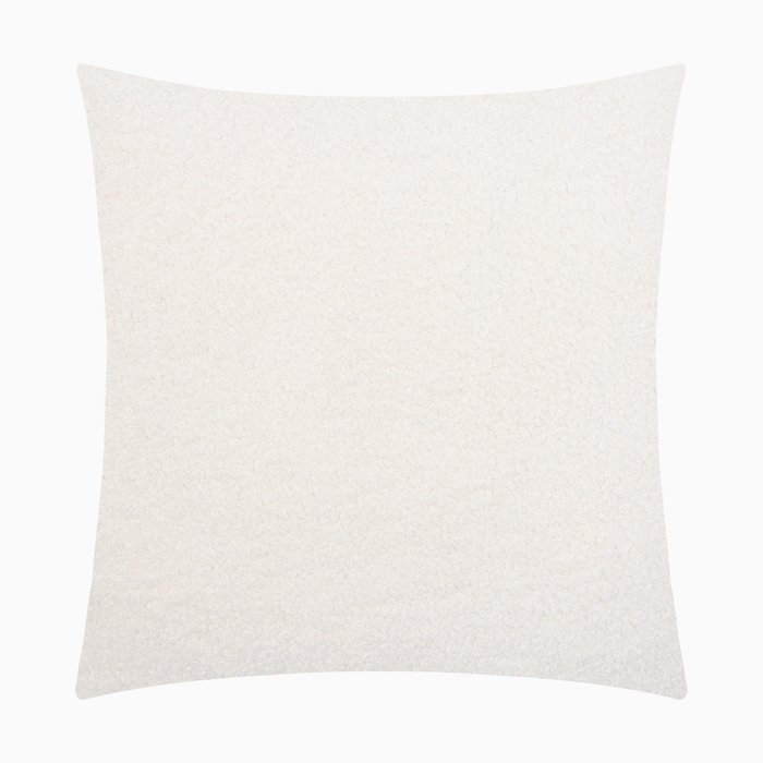 Чехол на подушку Этель Boucle 43х43см, цв. белый, 100% п/э