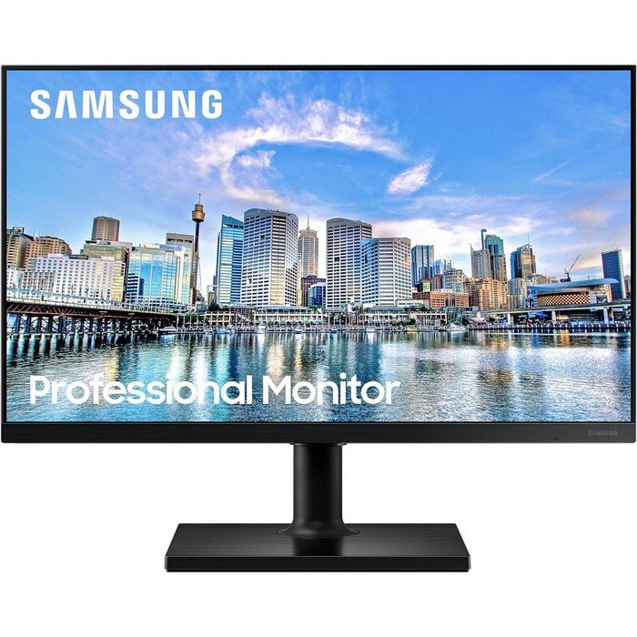 Монитор Samsung 23.8" F24T450FQI черный IPS LED 16:9 HDMI матовая HAS Piv 250cd 178гр/178гр   100465