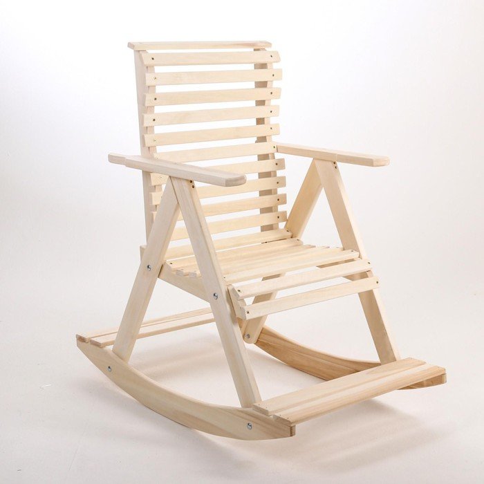 Кресло-качалка 70×110×90см липа