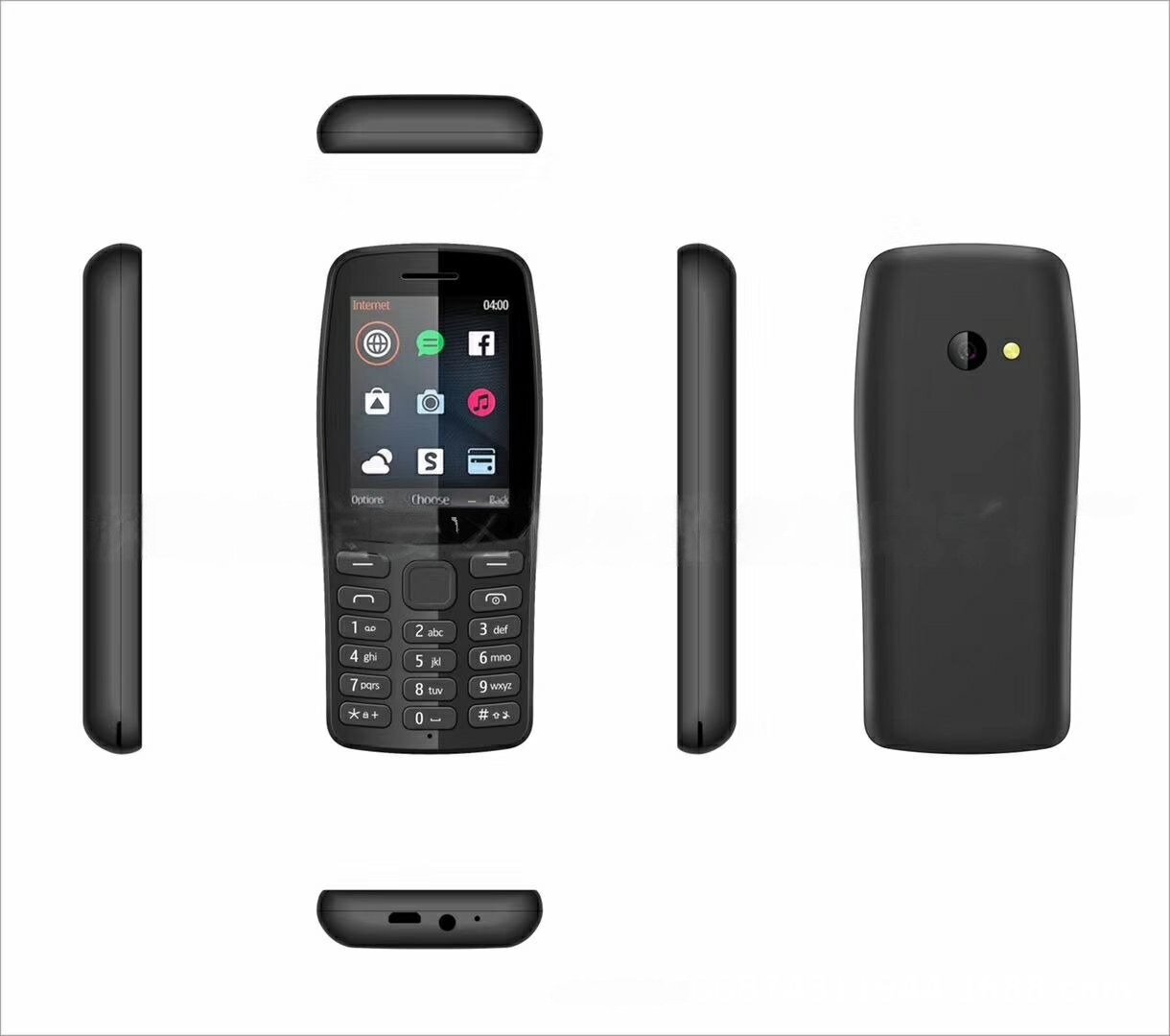 Сотовый телефон NOKIA 210 DS TA-1139, 2.4", TFT, microSD, 2sim, 1020мАч, чёрный