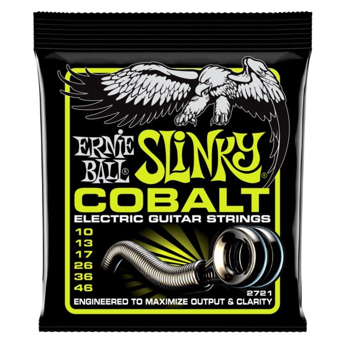 Струны для электрогитары ERNIE BALL 2721 Cobalt Regular Slinky (10-13-17-26-36-46)