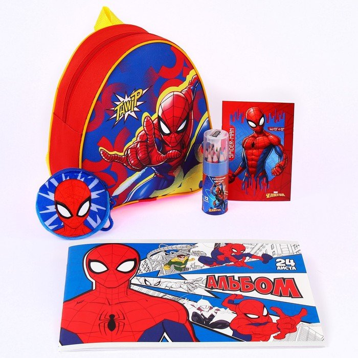 Подарочный набор для мальчика, 5 предметов, Человек-паук