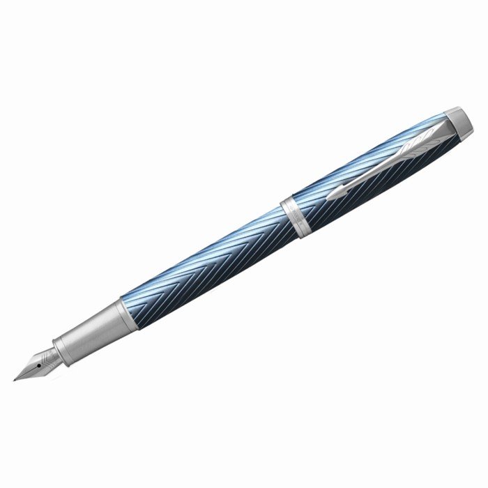 Ручка перьевая Parker Im Premium Blue Grey CT, 0.8мм, серо-голубая, подар/уп 2143651