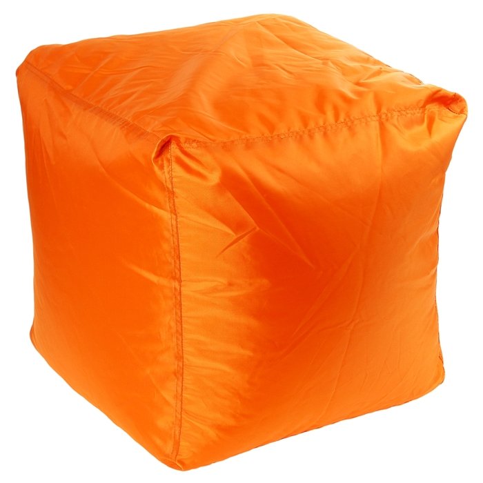 Пуфик-куб, 45×45см, цвет оранжевый