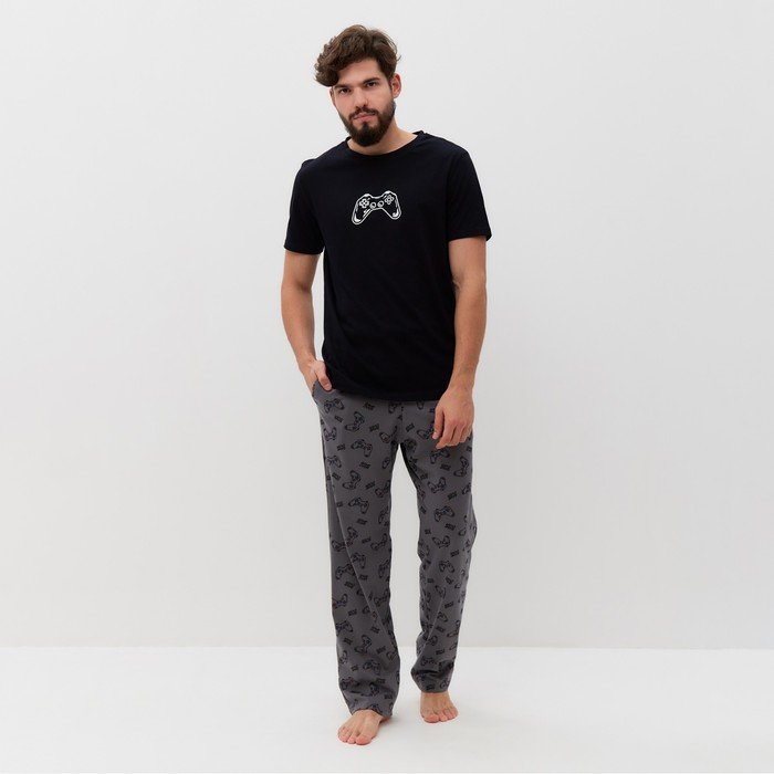 Пижама мужская KAFTAN "Game" размер 50, черный