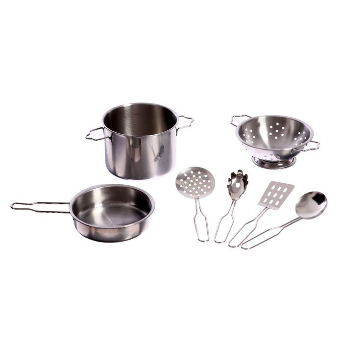 Набор металлической посуды «Поварёнок», 7 предметов