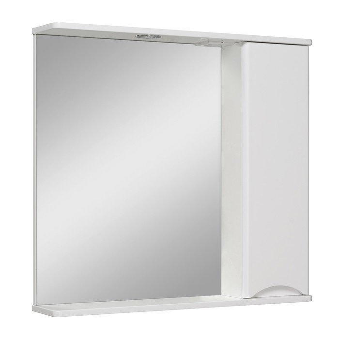 Зеркало-шкаф для ванной комнаты "Афина 80" правый, 17 х 81,5 х 80 см