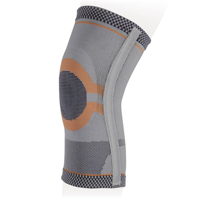 Бандаж эластичный на коленный сустав Ttoman KS-E03, цвет серый, размер XL