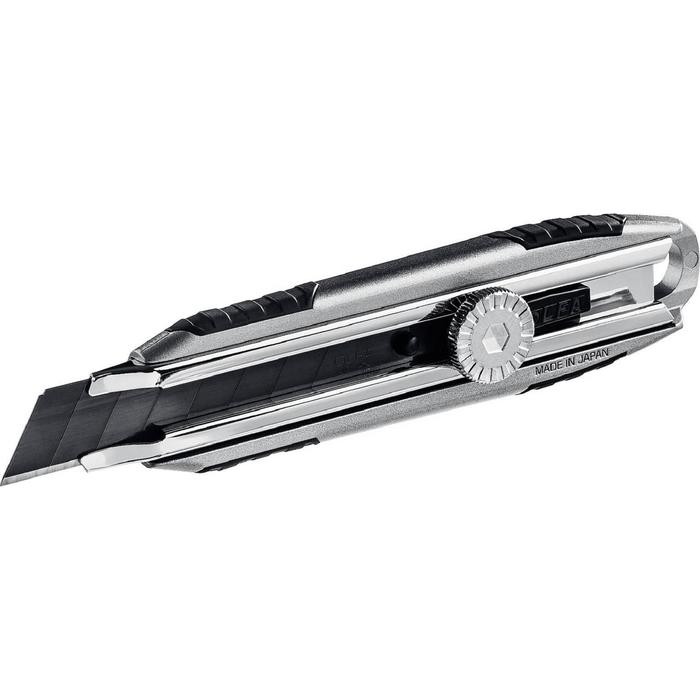 Нож OLFA X-design OL-MXP-L, цельная алюминиевая рукоять, винтовой фиксатор, 18 мм