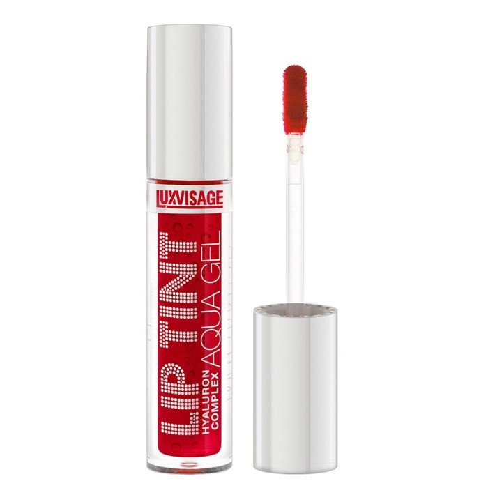 Тинт для губ Luxvisage Lip Tint Aqua Gel, с гиалуроновым комплексом, тон 02 sexy red