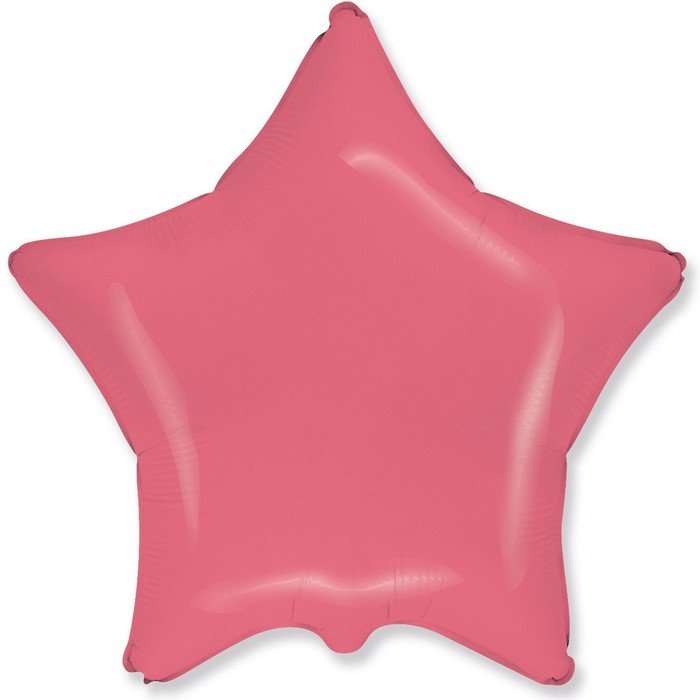 Шар фольгированный 18" звезда "Коралловый макарунс"