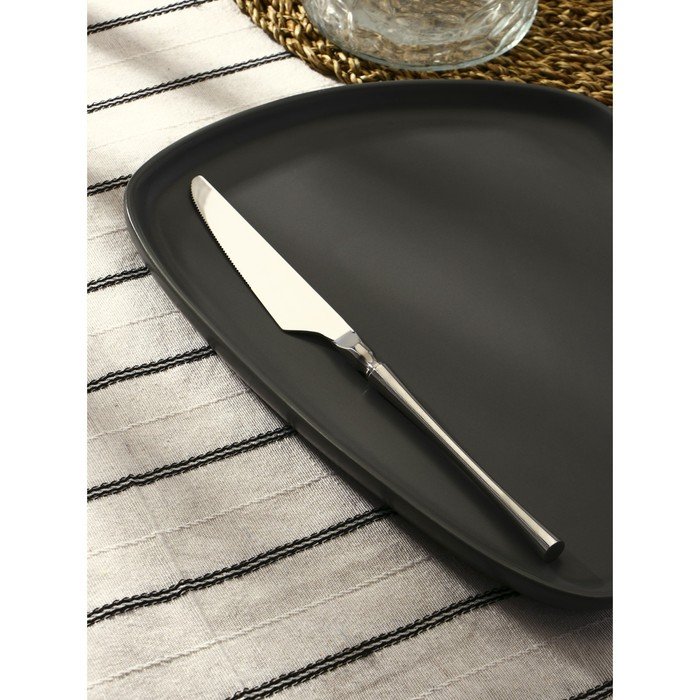 Нож столовый из нержавеющей стали Magistro «Фьюжн», длина 23,5 см, цвет серебряный
