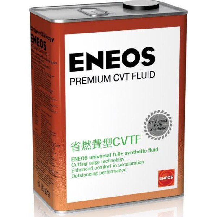 Масло трансмиссионное ENEOS Premium CVT Fluid, синтетическое, 4 л