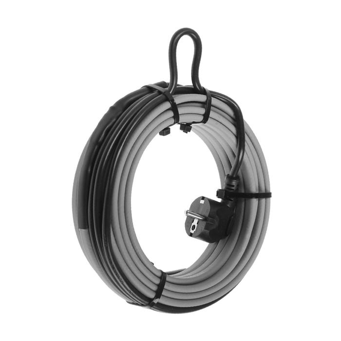 Саморегулирующийся греющий кабель SRL 16-2CR, 16 Вт/м, комплект, на трубу 8 м