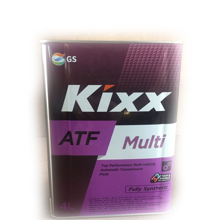 Трансмиссионная жидкость Kixx ATF Multi, 4 л мет.