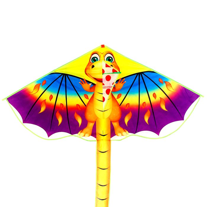 Воздушный змей "Дракончик", цвета МИКС