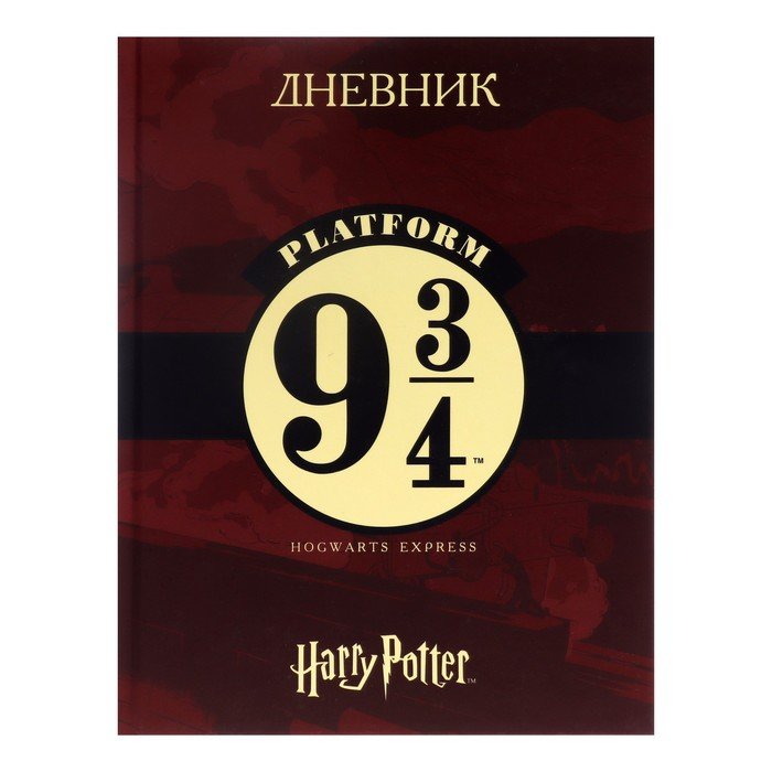 Дневник твердая обложка 1-11 класс 40 листов, Гарри Поттер, матовая ламинация