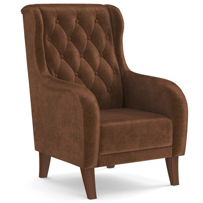 Кресло для отдыха «Амарант», велюр, цвет тенерифе шоколад