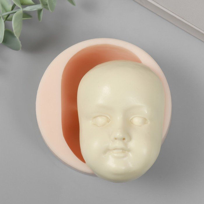 Молд силикон "Лицо младенца" №28 8,8х6,1х3,5 см