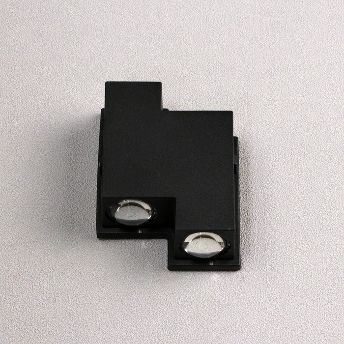 Светильник фасадный «Луч», 4 Вт, 3000К, двухлучевой, влагозащищенный IP65, черный