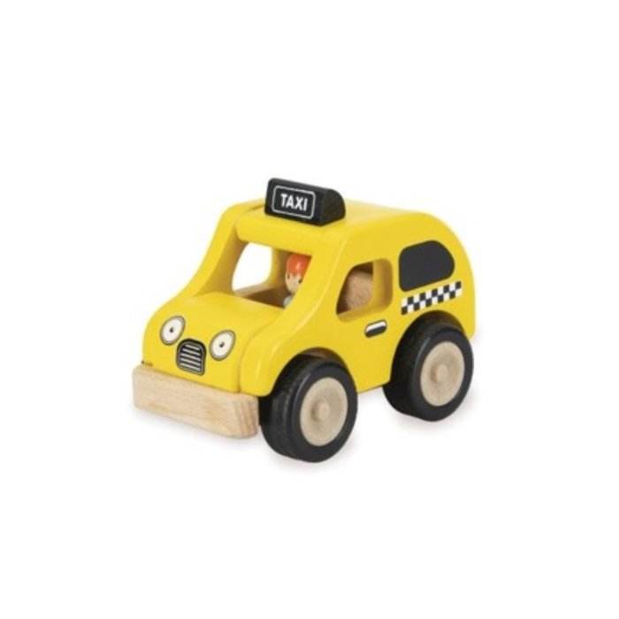 Деревянная игрушка Miniworld «Такси»
