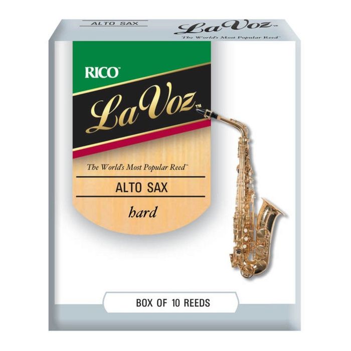Трости для саксофона альт Rico RJC10HD La Voz (Hard), 10шт