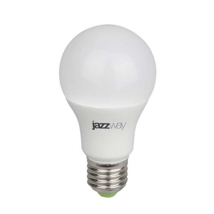 Лампа светодиодная PPG A60 Agro 9Вт A60 грушевидная матовая E27 IP20 для растений frost JazzWay 5002395