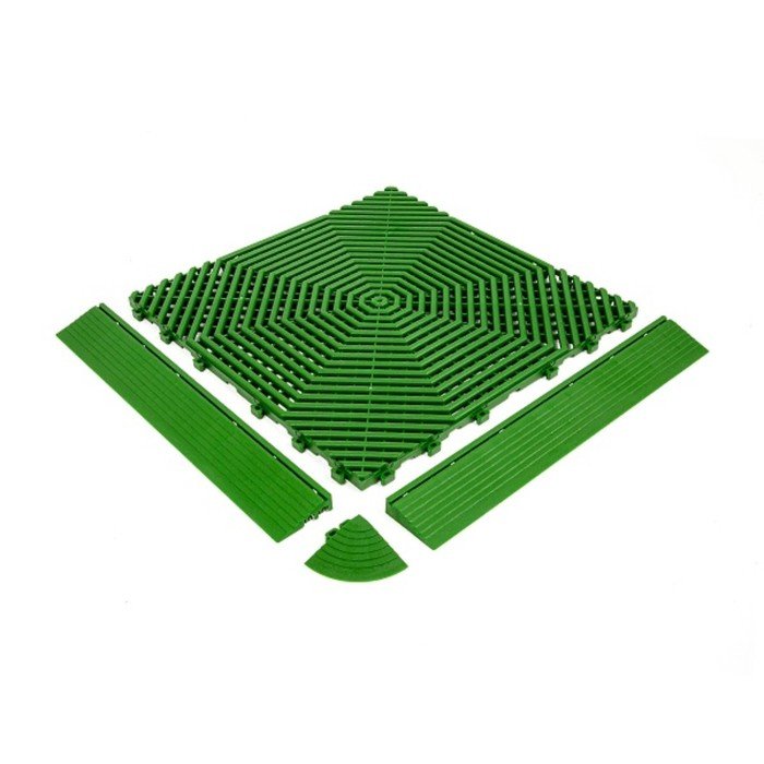 Бордюр для садовой дорожки HELEX, 40 × 40 × 1,8 см, зелёный