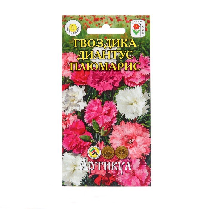Семена Цветов Гвоздика  "Диантус Плюмарис", 0 ,1 г   1029118